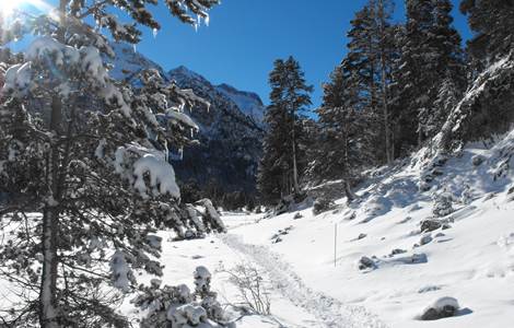 Randonnée raquettes depuis le Pont d'Espagne à Cauterets