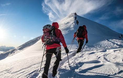 Initiation alpinisme hivernal