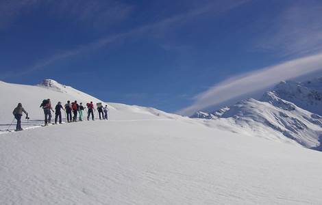 Randonnée hivernale sur les crêtes du Hautacam