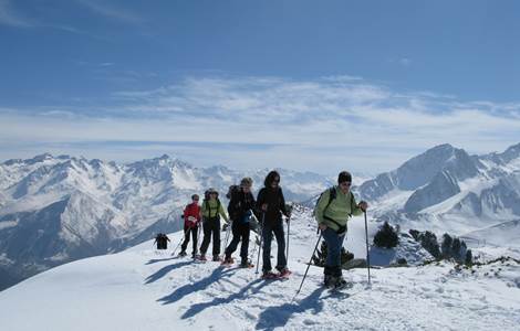 Randonnée hivernale sur les crêtes de l'Ardiden