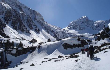 Randonnée hivernale en vallée du Lutour