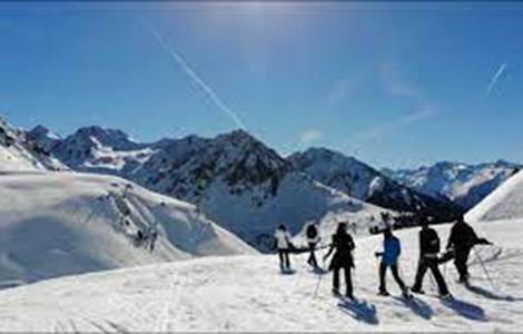Randonnée à raquettes au vallon d'Aoube