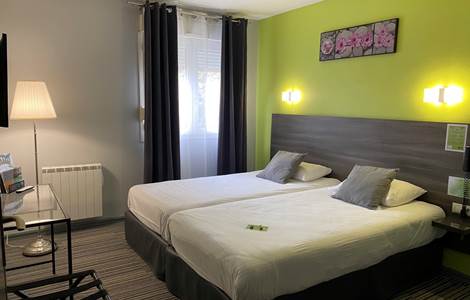 Chambre Lits Simples Confort - Vue sur Jardin