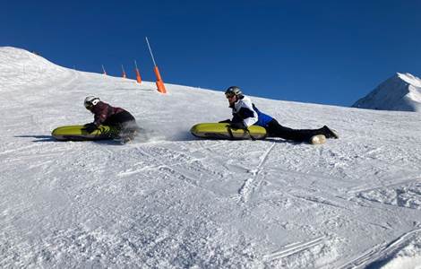 Course relai en Airboard