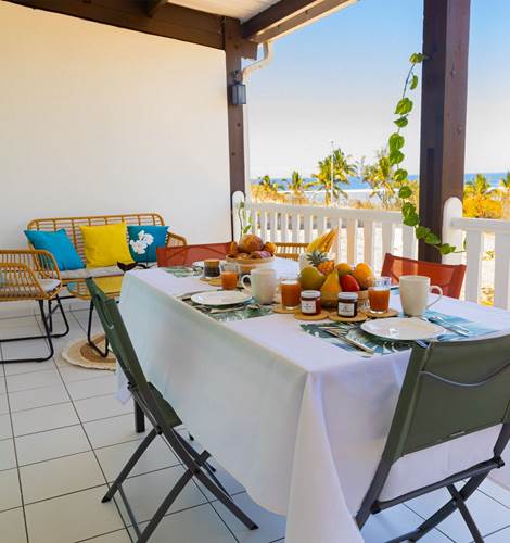 Quel bonheur cette terrasse vue mer