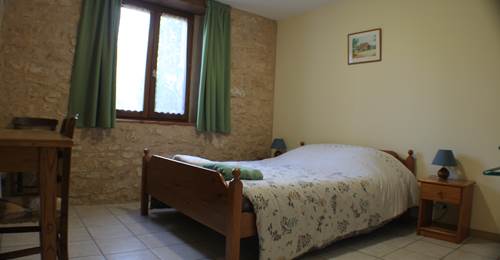 chambre verte - Green room large cottage