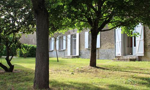 Vue depuis le jardin privatif