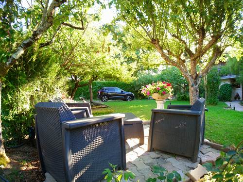 Terrasse intime jardin