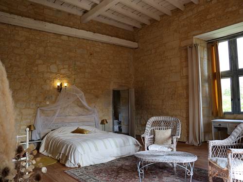 Chateau de Saint Chamarand, chambre du ROI, Aile Renaissance (4)