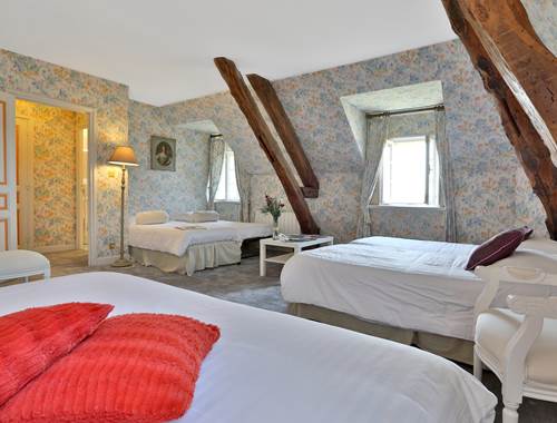 Chambre familiale 15 château 2 à 6 couchages