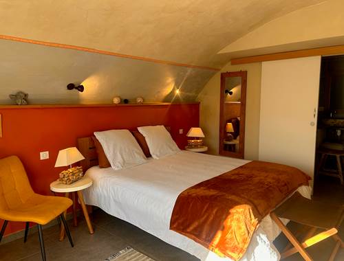 la calade chambres d'hotes et espace bien être ardèche chambre terracotta