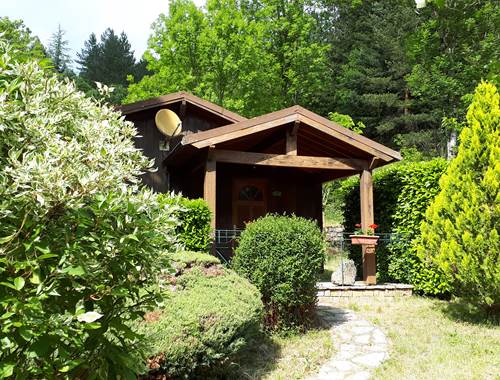 En chemin vers le chalet