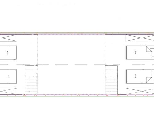 Cabane de l'Ecureuil, plan étage