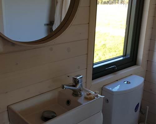 Cabane de l'Ecureuil, salle de bain