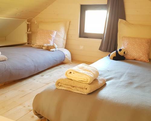 Cabane de l'Ecureuil, chambre du haut