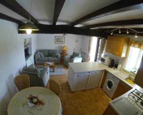 La cuisine et le salon