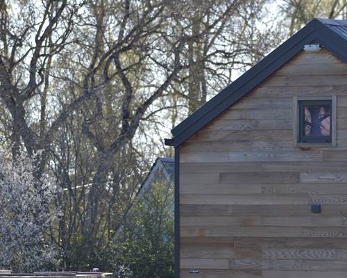 Cabane du Renard, extérieur et terrasse