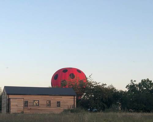 Cabane du Renard, montgolfière
