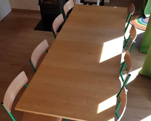 Cabane du Cerf, salle à manger