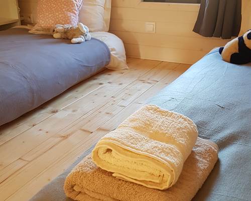 Cabane de l'Ecureuil, chambre du haut