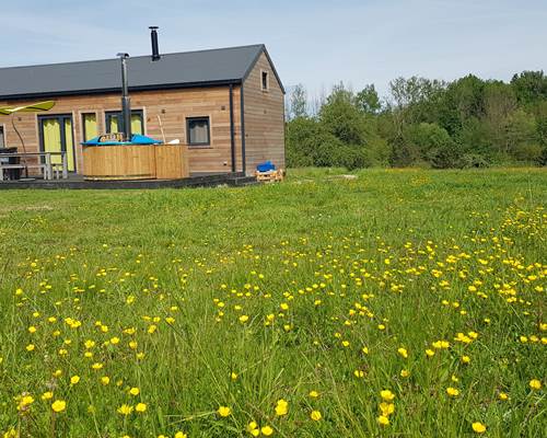 Cabane de l'Ecureuil, vue du parc