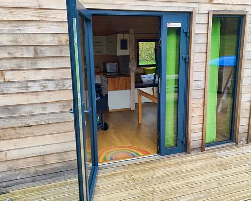 Cabane du Cerf, entrée