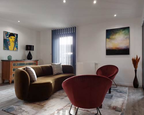 Appartement A - Le salon