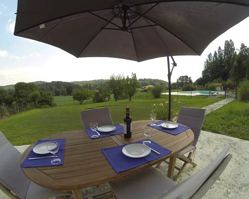 Vue depuis la terrasse