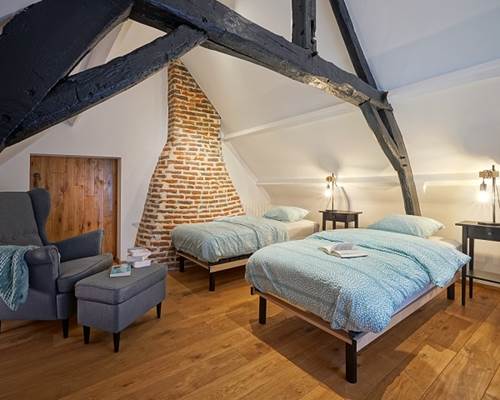 Chambre modulable en 2 lits simples