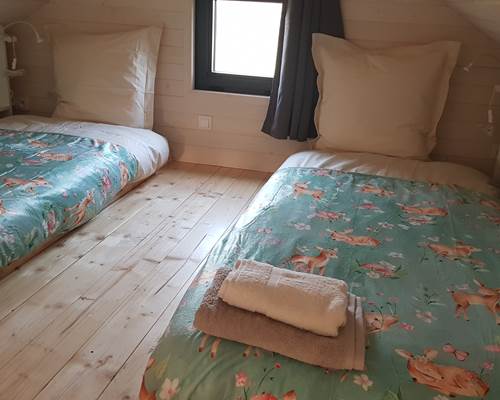 Cabane du Cerf, lits du haut à gauche