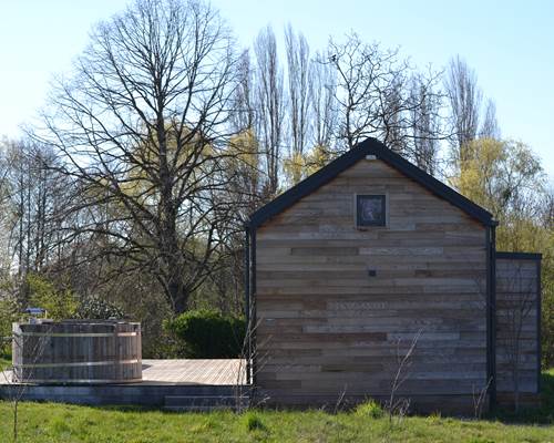 Cabane du Renard, extérieur et terrasse