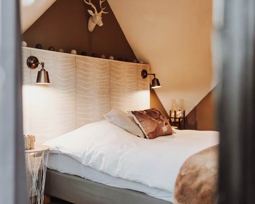 Ambiance cosy de la chambre