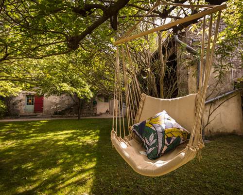 Jardin côté gîte © Hervé Leclair/Aspheries