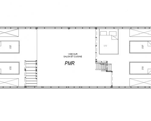 Cabane du Cerf, plan du haut