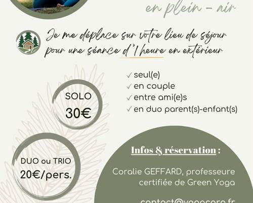 yoga extérieur
