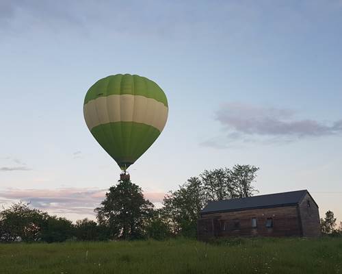 Cabane du Renard, montgolfière
