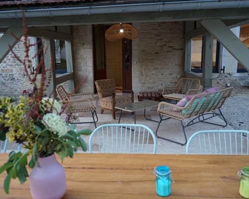terrasse salon de jardin