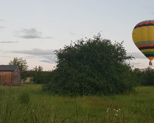Cabane de l'Ecureuil, montgolfière