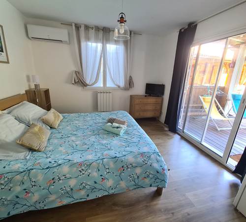 Grande chambre avec rangements-galerie