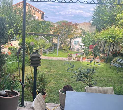 Vue de notre jardin en Provence-photo-page
