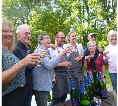Apéro au jardin du Gîte Ty Bihui-photo-page