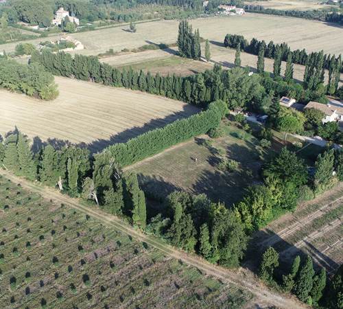 Vue aérienne - Justin de Provence à Orange-photo-page