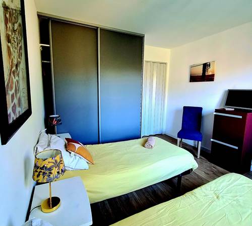 La chambre de l'appartement Tavignanu-galerie