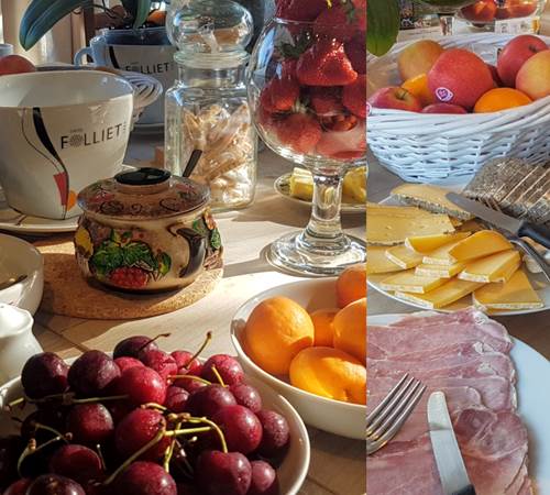 Brunch gourmand Maison d'Hôtes Le Ranch des Lacs 87120 Augne-galerie