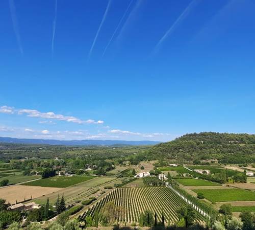 vue d'oppède le vieux