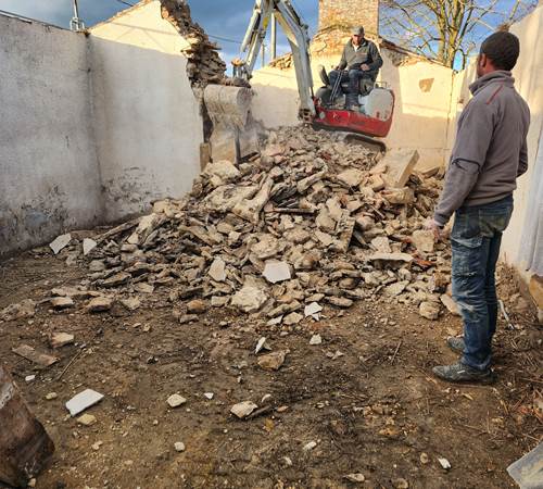 PENDANT LES TRAVAUX