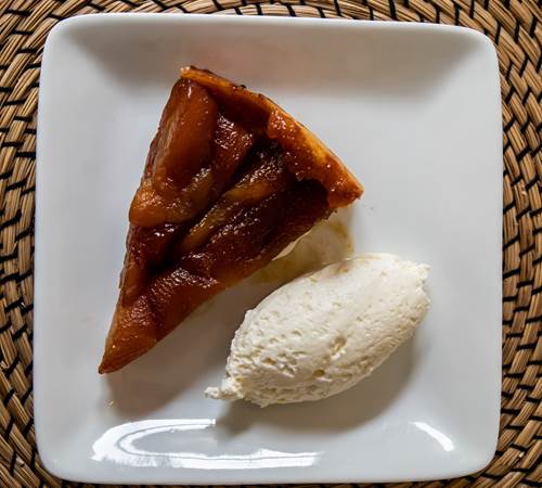 Tarte Tatin, Crème Fouettée au Mascarpone-photo-page