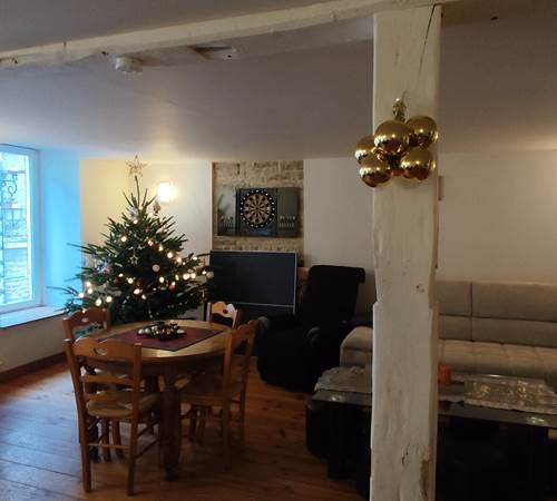 Salle à Noël