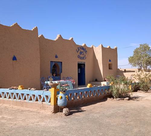 La façade de la maison d'hôtes