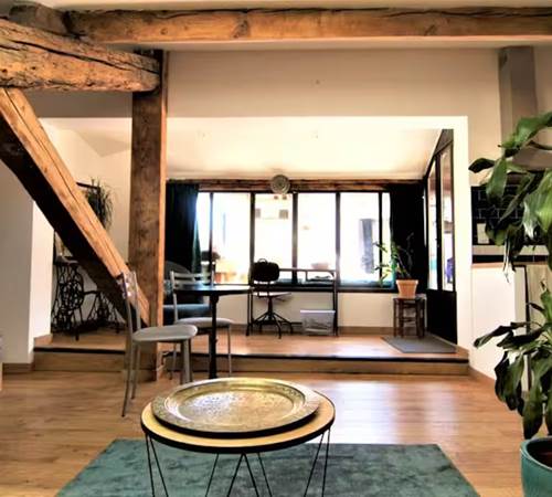 Sous les toits - salon-galerie